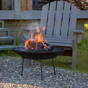 Кострище очаг для дачи Concretika Iron С60, уличное оборудование