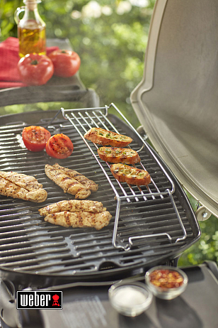 Подставка для разогрева Weber для грилей Q 2000 для приготовления пищи Подставка для разогрева Weber для грилей Q 2000 для сада