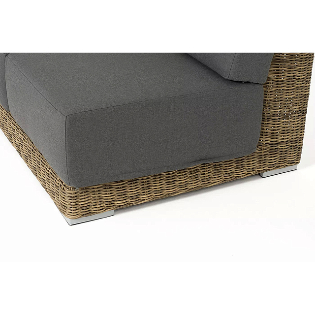 Модуль диванный правый 4SIS Капри, цвет соломенный 