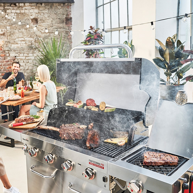 гриль газовый char-broil professional pro 4s