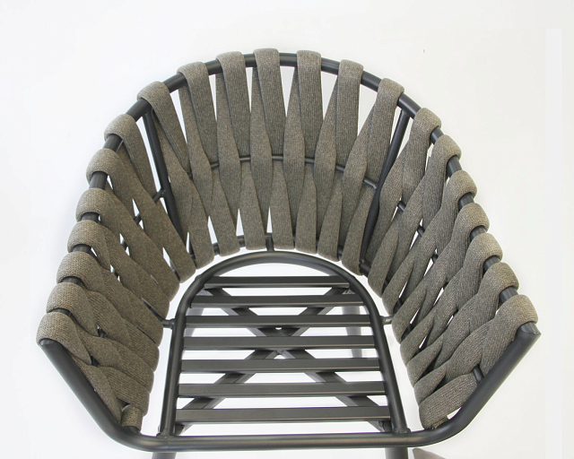 Кресло плетеное с подушками Tagliamento Verona Цвет: кофе 