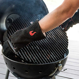 Перчатки Char-Broil кожаные для приготовления пищи Перчатки Char-Broil кожаные для сада