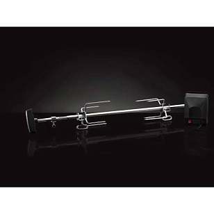 Вертел с 2-мя зажимами и электромотором для угольных грилей Napoleon PRO-3 18" & 22" для сада