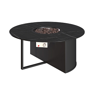 Стол-камин Kaminex Бромо Черный, уличное оборудование