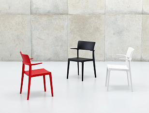 Кресло Siesta Contract Plus Цвет: чёрный для дачи Кресло Siesta Contract Plus Цвет: чёрный, садовая мебель