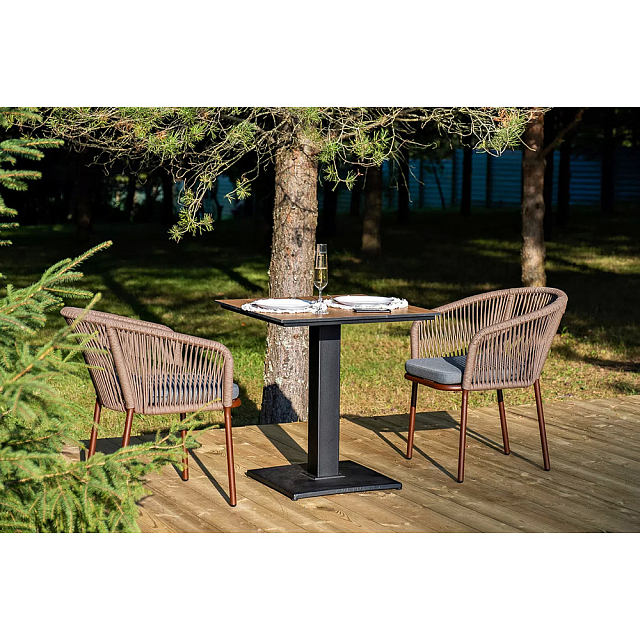 Обеденная группа 4SIS Каффе на 2 персоны, столешница "дуб" 