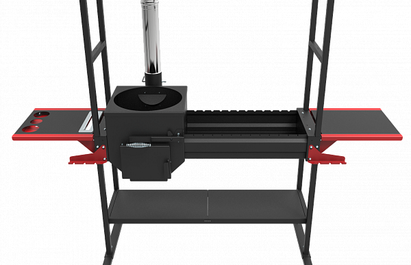 Печь-мангал Grillver Iscander 400 Inkline