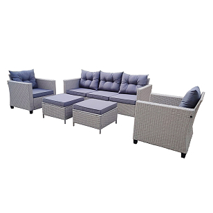 Лаунж-зона 4SIS Бостон, цвет серый, садовая мебель