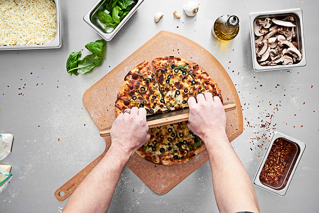 Лопатка для пиццы профессиональная Epicurean Pizza Peels размер 56x30.5 см Цвет: натуральный