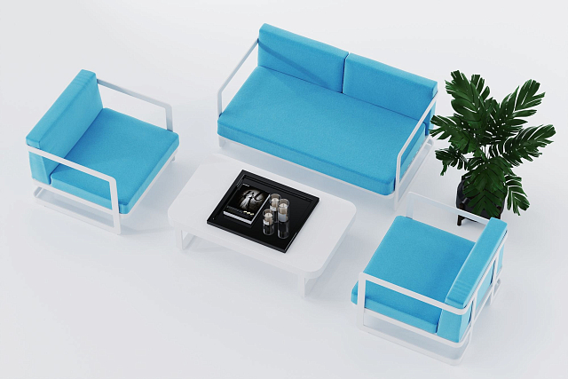 Лаунж зона Gardenini Villino Blue 