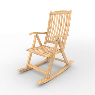 Кресло-качалка Leda Венеция раскладное, садовая мебель