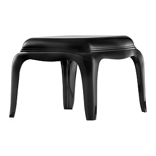 Стол-пуф Pedrali Pasha Цвет: черный для дачи Стол-пуф Pedrali Pasha Цвет: черный, садовая мебель