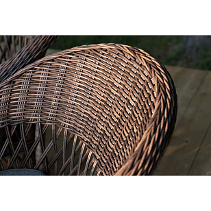 Обеденная группа 4SIS Дольче, цвет коричневый, садовая мебель