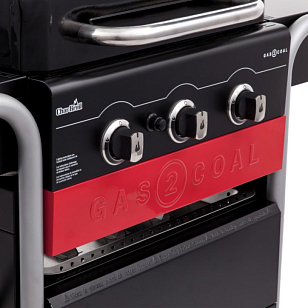 Угольный + газовый гриль Char-Broil Hybrid Gas2Coal