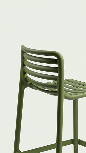 Стул барный Nardi Doga Stool Цвет: агава, садовая мебель