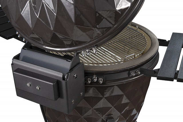 гриль керамический diamond egg xl цвет: серый