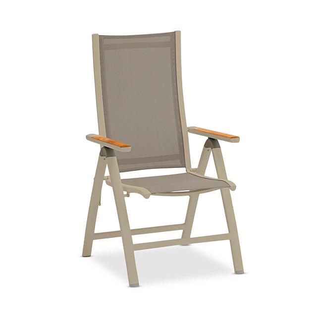 Обеденный комплект Brafritid Lyon-Andy 280B+10R Цвет: бежевый/натуральный 