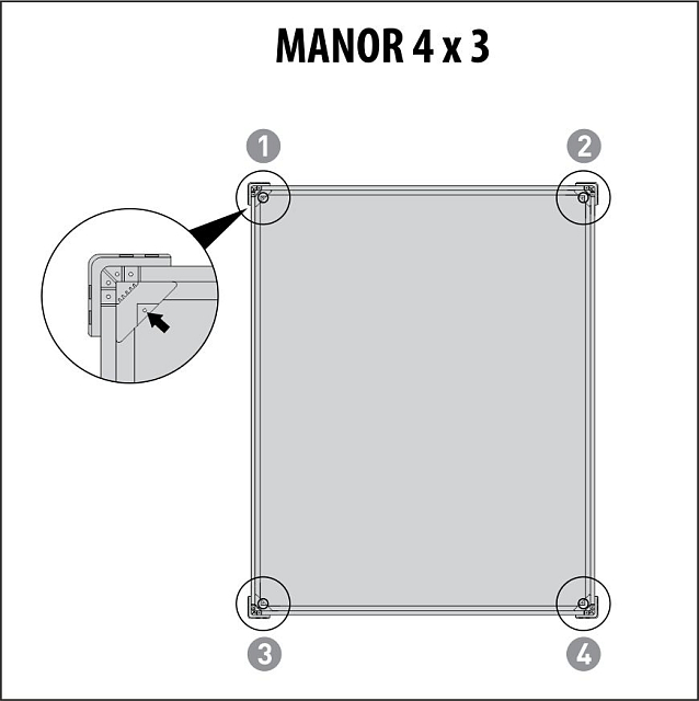 Пластиковый сарай Keter Manor 4x3 