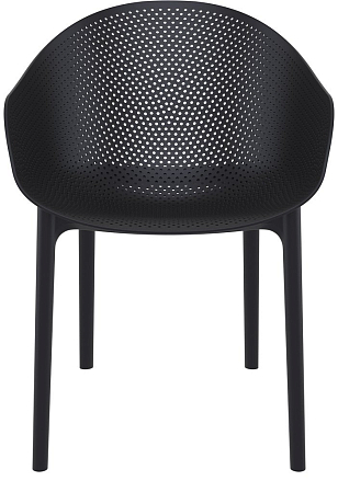 Кресло Siesta Contract Sky Цвет: черный для дачи Кресло Siesta Contract Sky Цвет: черный, садовая мебель