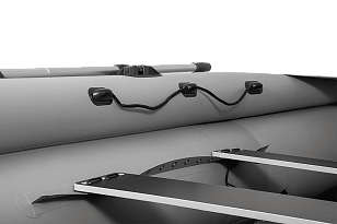 Лодка ПВХ Фрегат 390 F серая для хобби и пикника