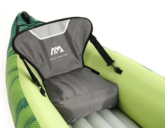 Каноэ надувное трехместное с веслами Aqua Marina Ripple-370 12'2" S22 для серфинга