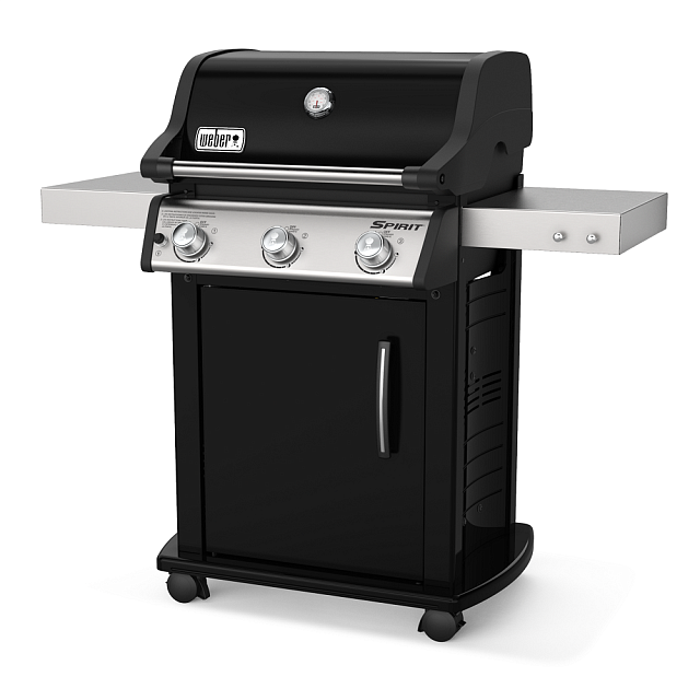 гриль газовый weber spirit e-315 gbs, черный