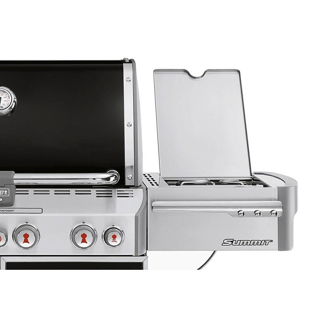 гриль газовый weber summit e-470 gbs, черный
