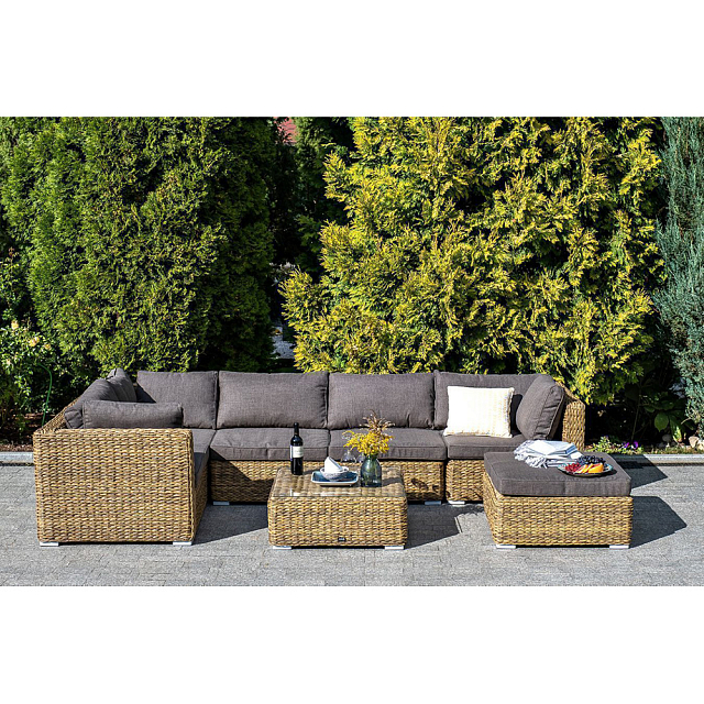 Модуль угловой 4SIS Лунго (гиацинт) Цвет: соломенный 