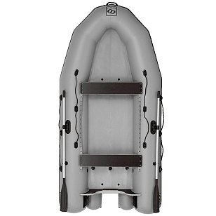 Лодка ПВХ Фрегат 350 FM Light серая для хобби и пикника