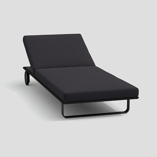 Шезлонг Ideal Patio Costa Цвет: карбон, антрацит 