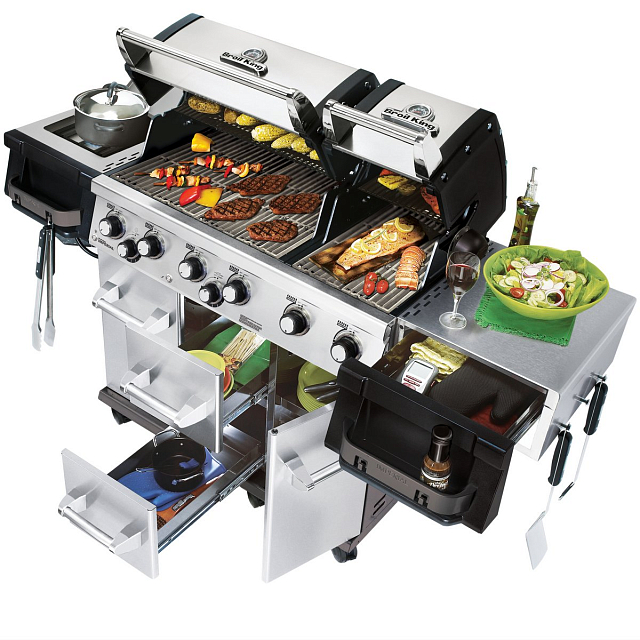 гриль газовый broil king imperial s690ir