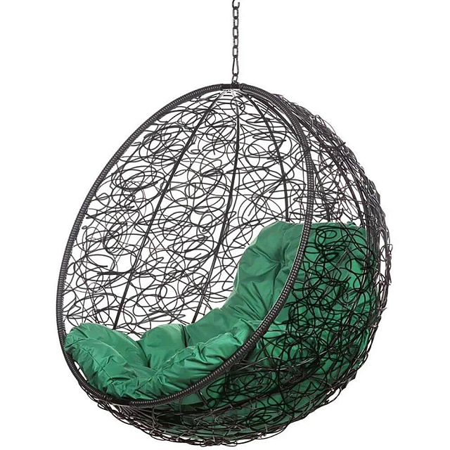 Подвесное кресло Bozollo Palla Nero (без стойки) 