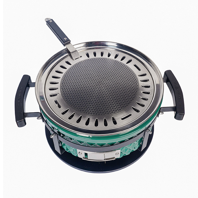 Настольный керамический гриль Diamond Egg Tabletop Grill Цвет: зеленый