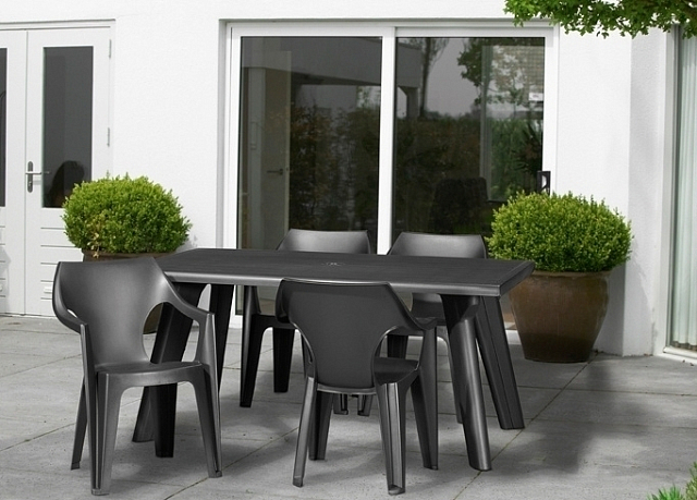 Стул Keter Dante Lowback графит 