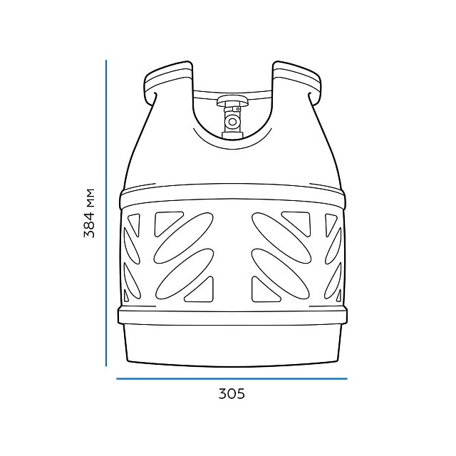 Композитный газовый баллон Ragasco 12,5