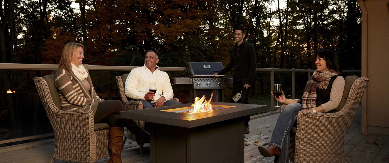 Стол-камин газовый Victorian (127х82) 