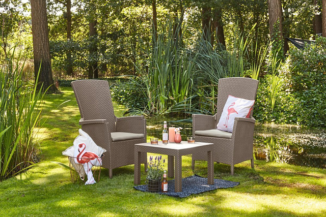 Кресло позиционное Keter Vermont графит 