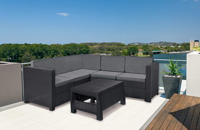 Лаунж зона Keter Provence set графит 