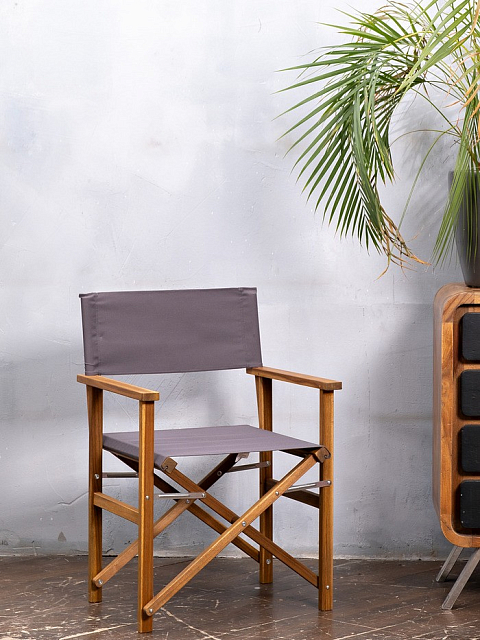 Стул из акации Joygarden Director темно-серый 