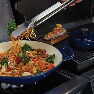 Вок Broil King чугунный с керамическим покрытием для сада