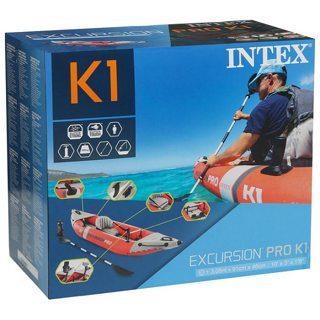 Байдарка Intex Excursion Pro K1 305 х 91 х 46 для серфинга