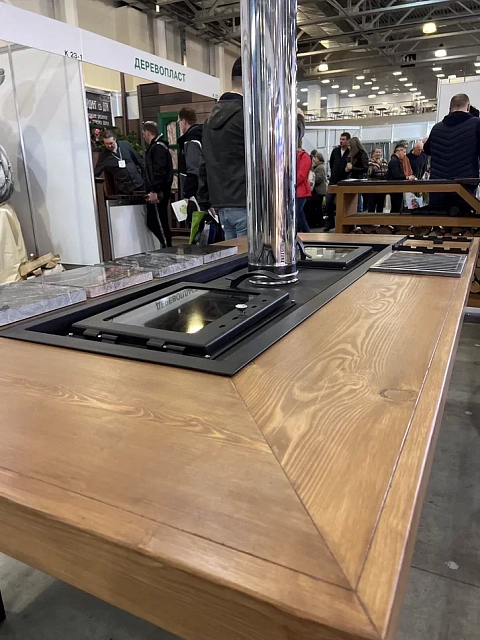 Гриль-очаг Elbrus Home Джентльмены 240х120 (Термостойкая эмаль)