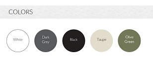 Стол Siesta Contract Sky Ø60 Цвет: черный, садовая мебель