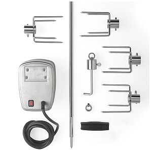 Вертел с 4-мя зажимами и электромотором для грилей Napoleon BIG 44 для сада