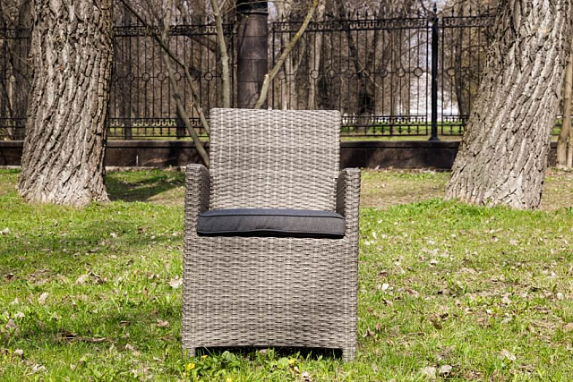 Обеденное кресло Lite Fiona серое 