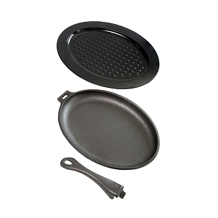 Чугунная сковорода со съемной ручкой Napoleon (овальная)