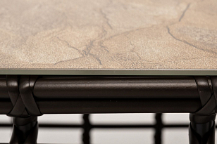 Журнальный стол 4SIS Ницца Цвет: бронзовый для дачи Журнальный стол 4SIS Ницца Цвет: бронзовый, садовая мебель