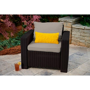 Кресло Keter California (2 шт) графит, садовая мебель