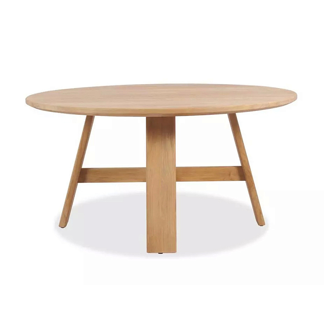 Обеденный стол из тика Joygarden Octa 150 см круглый 