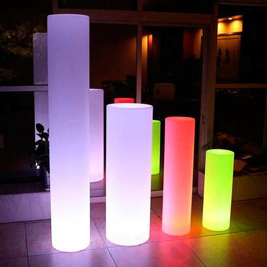 Светящийся LED цилиндр LightHouse Tower 120 см 220V White 